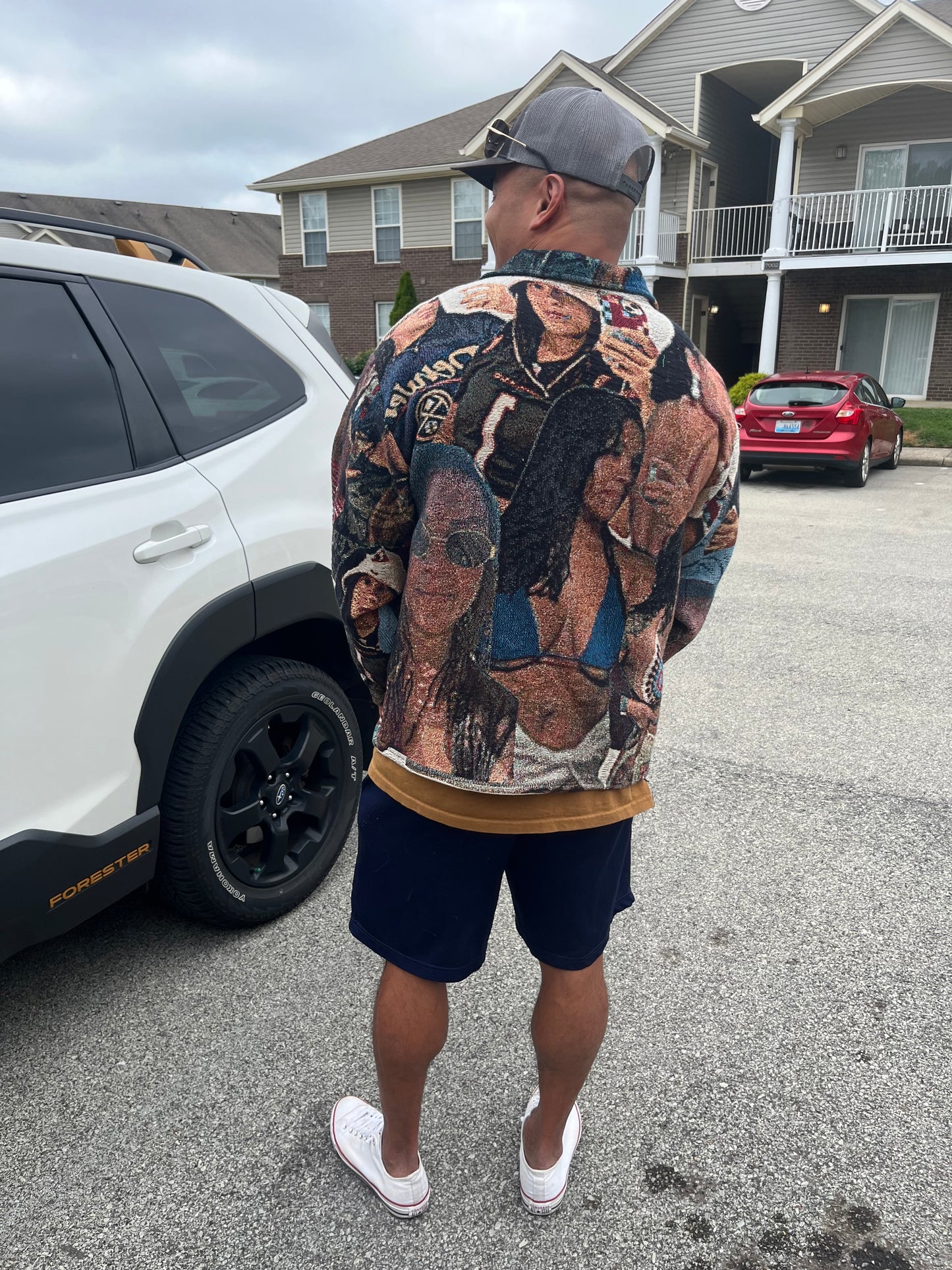 Custom Tapestry zip up Jacket