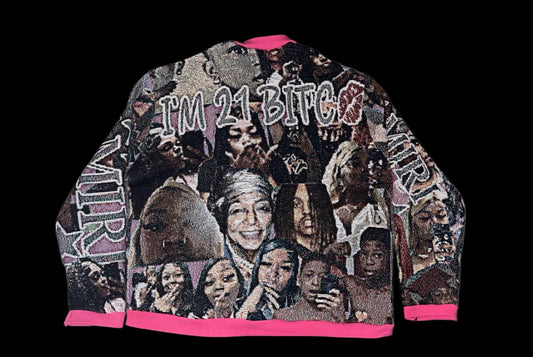 Custom Tapestry Bomber Jacket