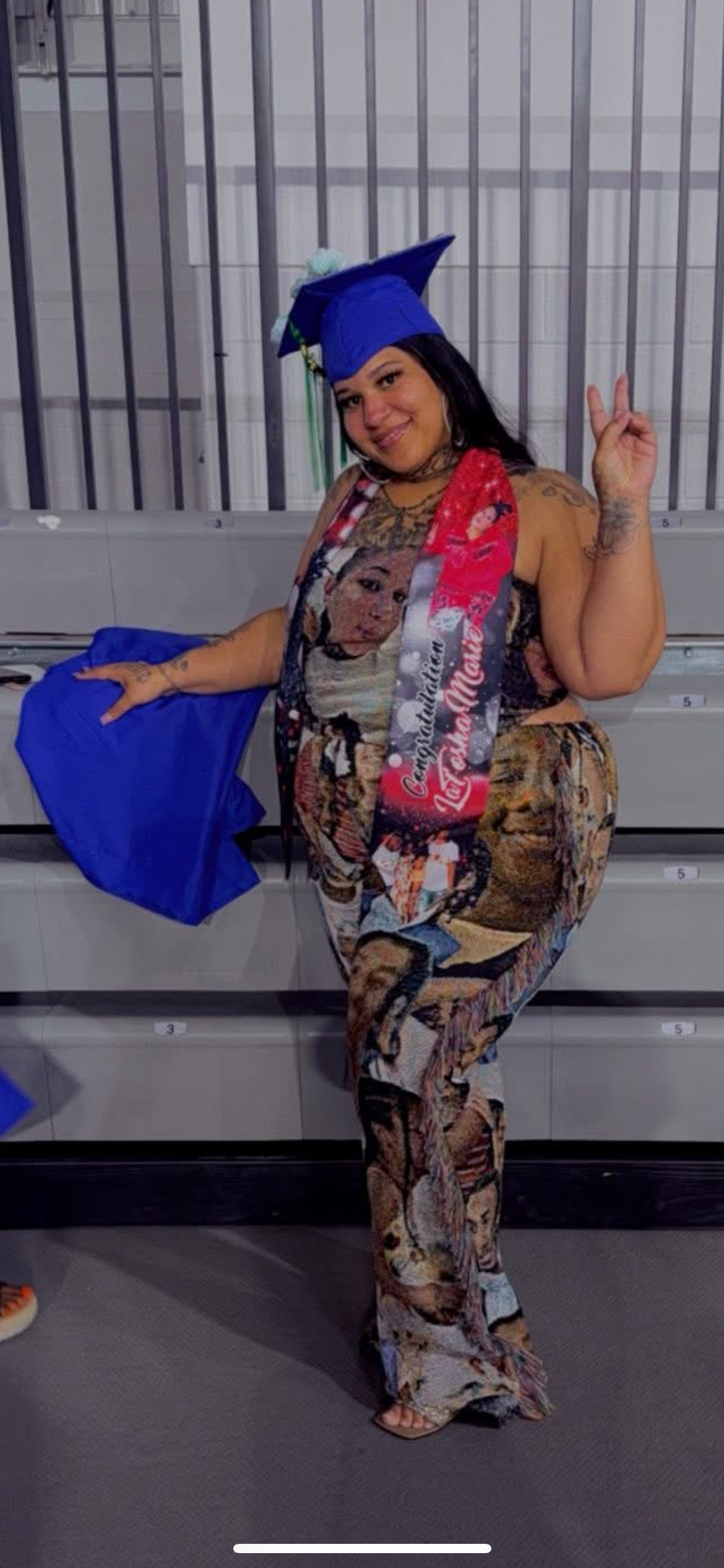 Tapestrty 2 piece pants & tube top