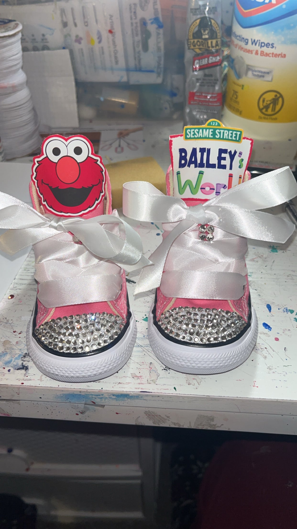 Fully Customized Converse shoes