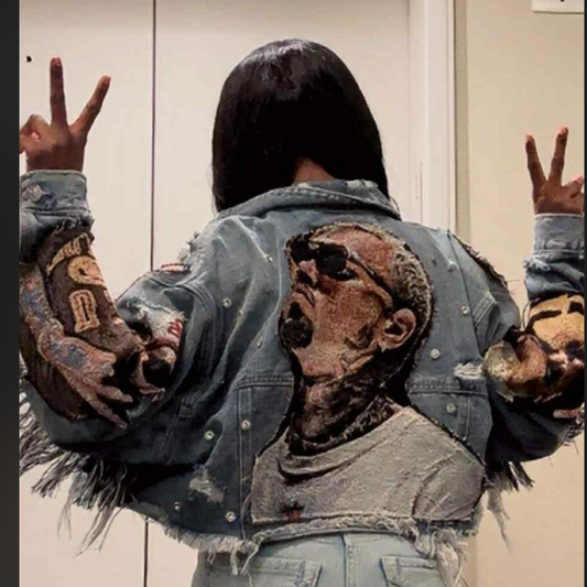 Jean jacket add Tapestry