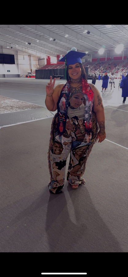 Tapestrty 2 piece pants & tube top