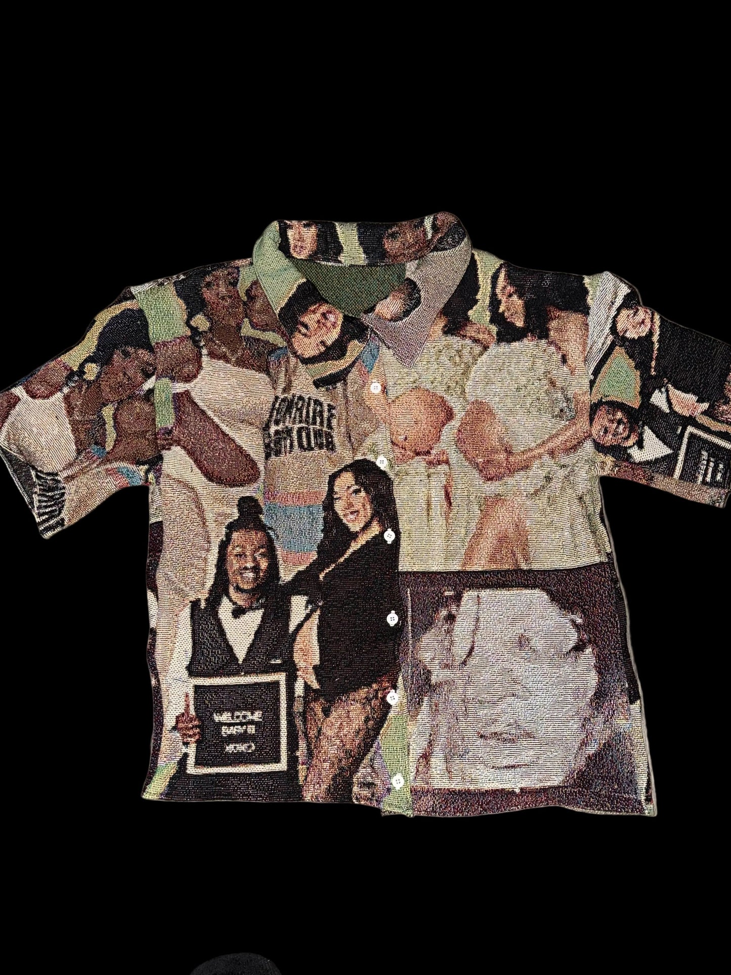 Tapestry button up