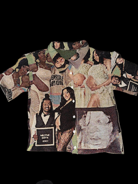 Tapestry button up