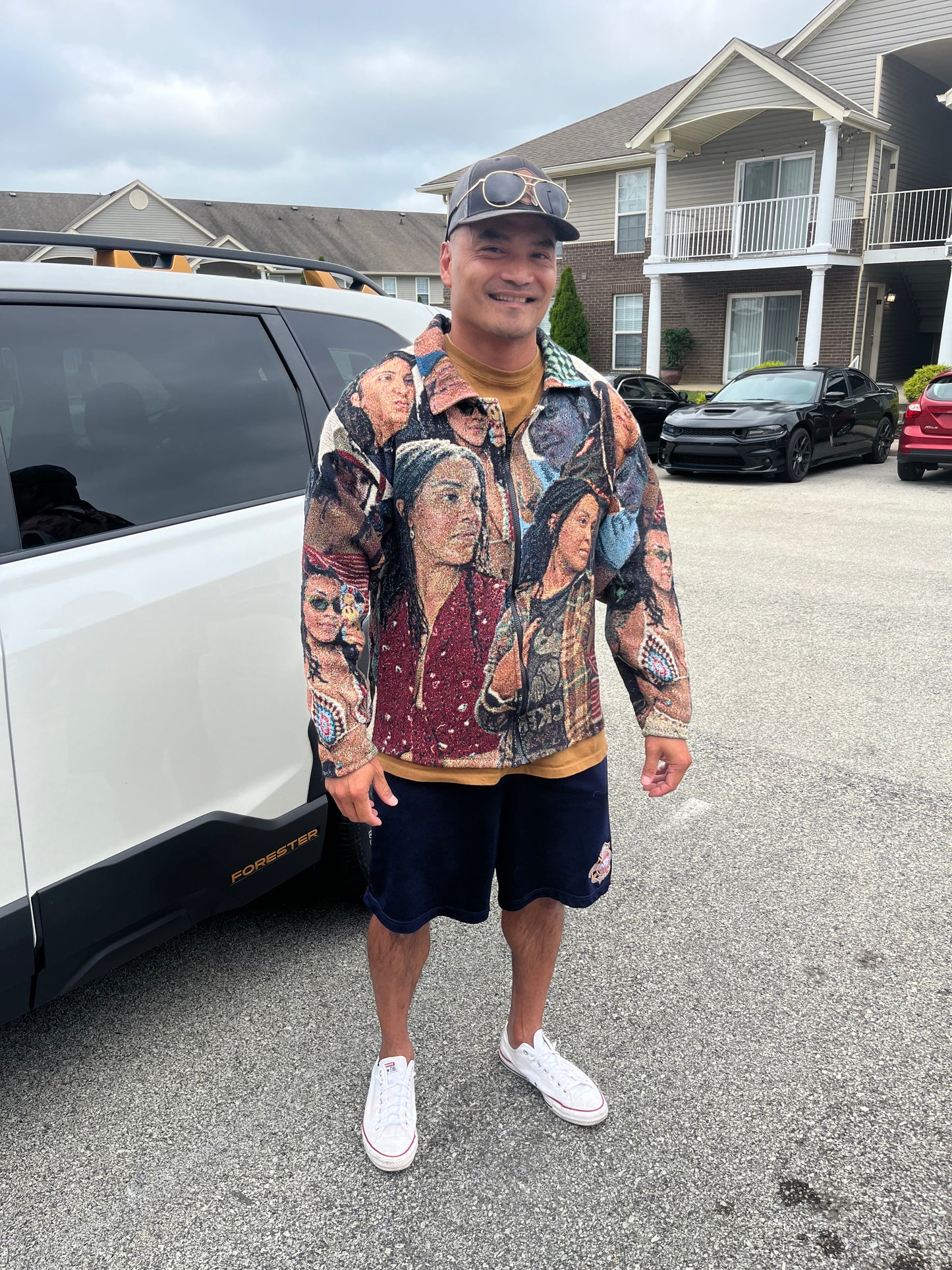 Custom Tapestry zip up Jacket