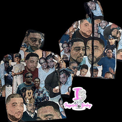 Custom Zip Up Tapestry Hoodie