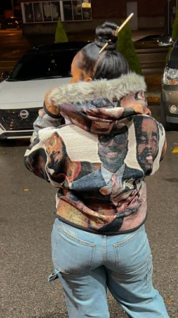 Custom Zip Up Tapestry Hoodie