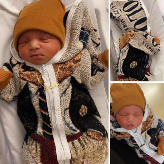 Tapestry baby one piece