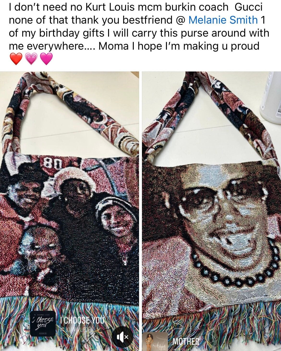 Custom Tapestry purse