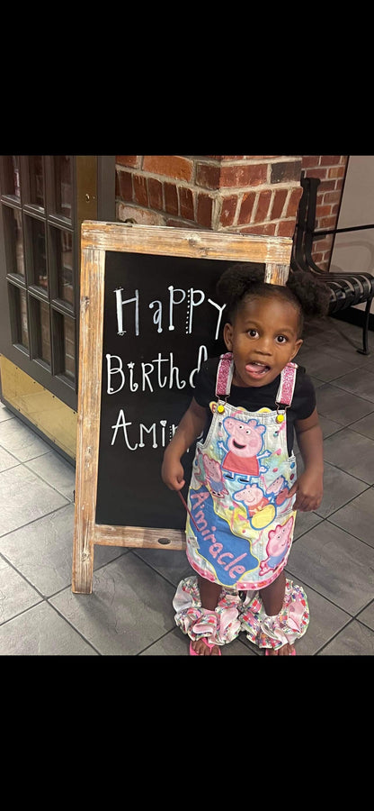 Customized Overalls Dress