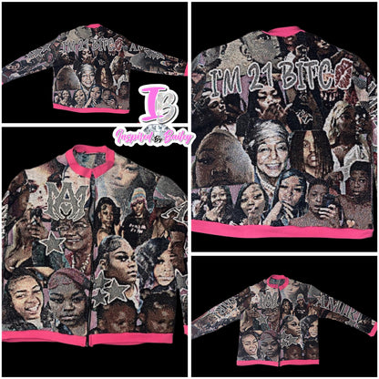 Custom Tapestry Bomber Jacket