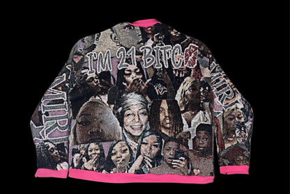 Custom Tapestry Bomber Jacket