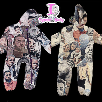 Tapestry baby one piece